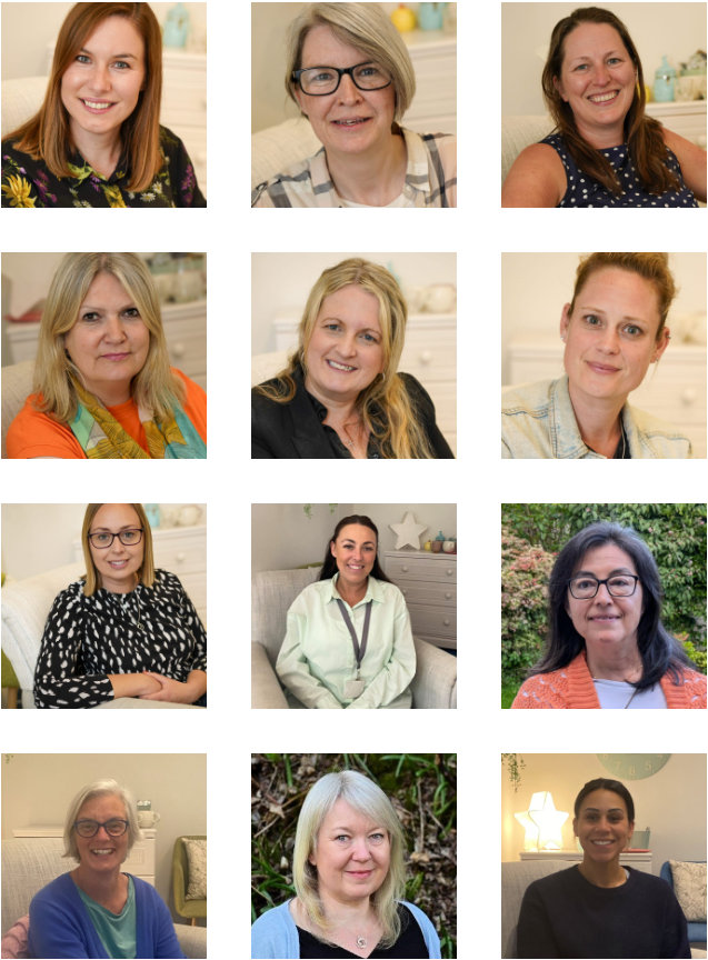 photo grid of associate therapists